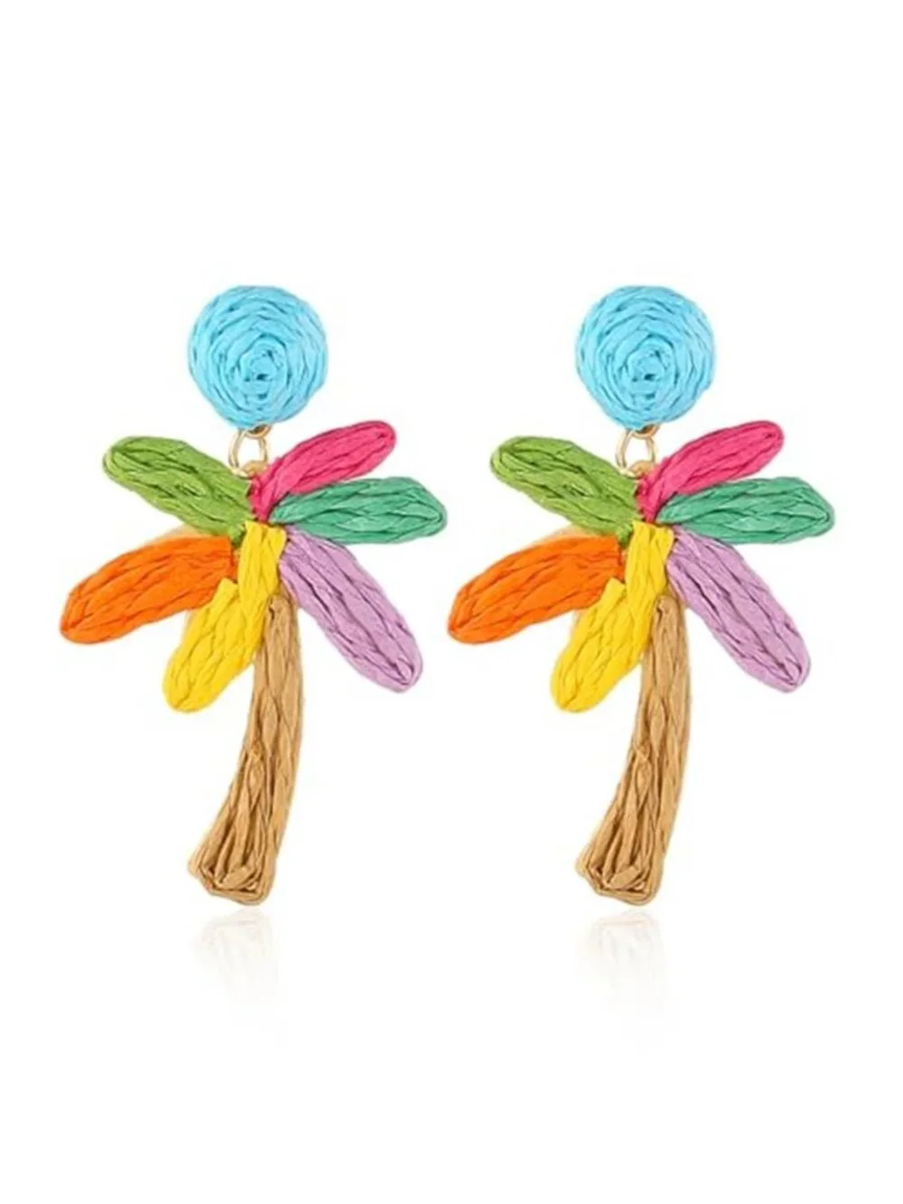 Tropical Boho Dangle Earrings Eco-friendly